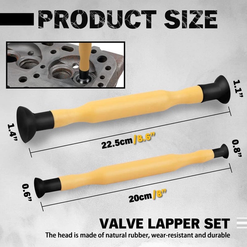 ELEAD 9-Piece Oil Filter Wrench Set, Wrenches Cover 2-3/4" to 5-1/4", 9" & 12" Adjustable Oil Filter Pliers, Valve Lapper Set, Universal 3-Jaw Removal Tool with 1/2" to 3/8" Adapter - Image 5